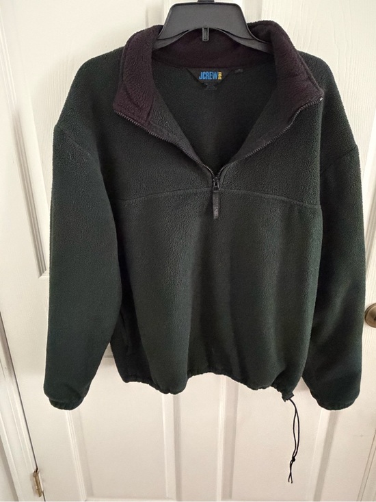 J. Crew Other - J. Crew Dark Green Half-Zip Fleece Pullover